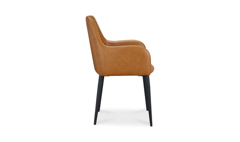 Cantata Dining Chair Tawny Vegan Leather - Set Of Two