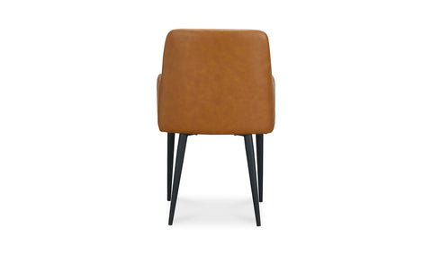 Cantata Dining Chair Tawny Vegan Leather - Set Of Two