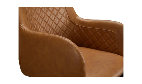 Cantata Dining Chair Tawny Vegan Leather - Set Of Two
