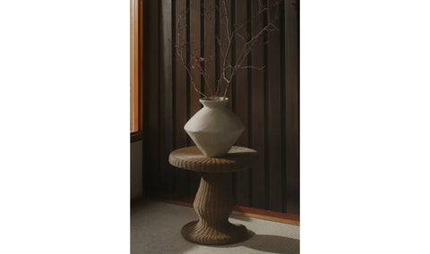 Emmeline Outdoor Side Table Natural