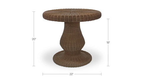 Emmeline Outdoor Side Table Natural