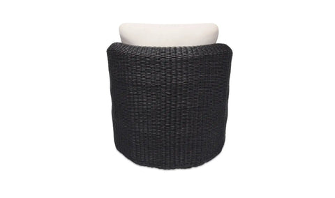 Bodhi Outdoor Swivel Accent Chair Charcoal