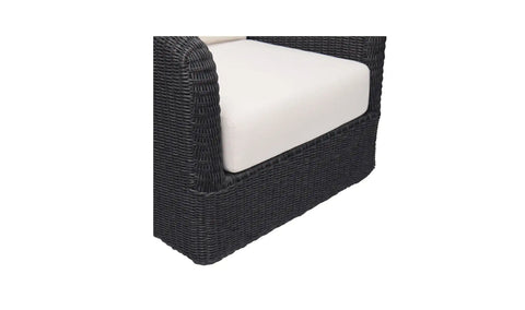 Bodhi Outdoor Swivel Accent Chair Charcoal
