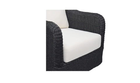 Bodhi Outdoor Swivel Accent Chair Charcoal