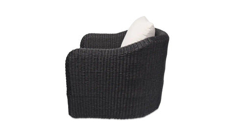 Bodhi Outdoor Swivel Accent Chair Charcoal