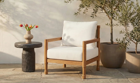 Raf Outdoor Accent Chair Natural