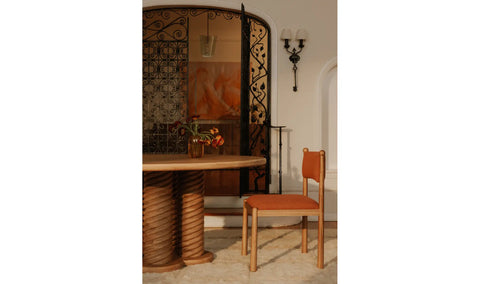 Villetta Dining Chair Deep Pink - Set Of Two