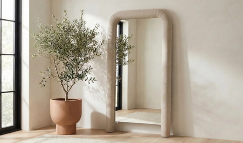 Ellison Mirror Beige