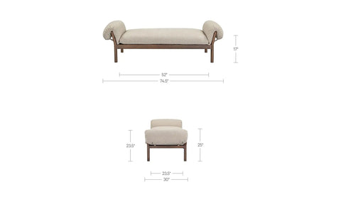 Cardero Daybed Beige