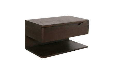 Jonah Floating Nightstand Dark Brown