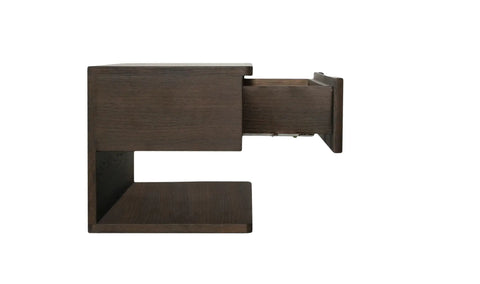 Jonah Floating Nightstand Dark Brown
