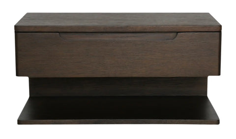 Jonah Floating Nightstand Dark Brown