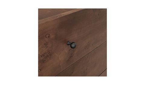 Gibson 6 Drawer Dresser Dark Brown
