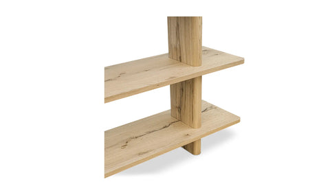 Casey Large Bookcase Rustic Oak