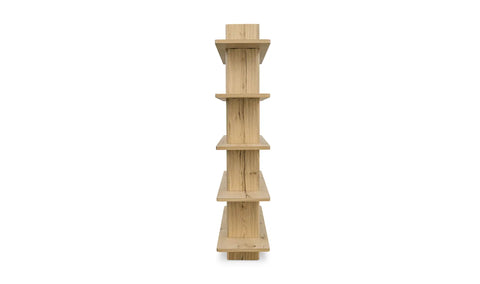Casey Large Bookcase Rustic Oak