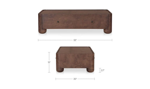 Gibson Coffee Table Burl
