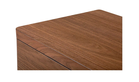 Hettie Floating Nightstand Dark Brown