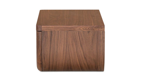 Hettie Floating Nightstand Dark Brown