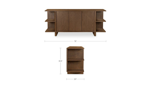 Casey Sideboard Dark Brown