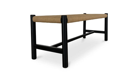 Hawthorn Small Bench Black