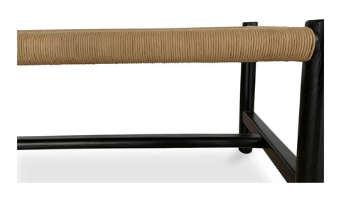 Hawthorn Small Bench Black