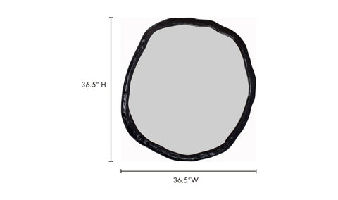 Foundry Large Mirror Black