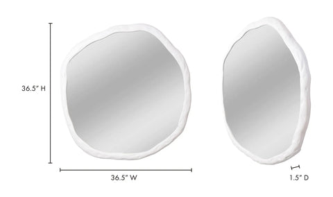 Foundry Large Mirror White