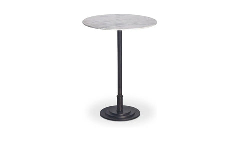 Tori Outdoor Bar Table White Marble