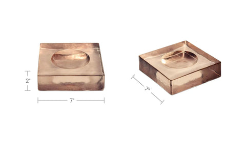 Miro Glass Catchall Soft Amber