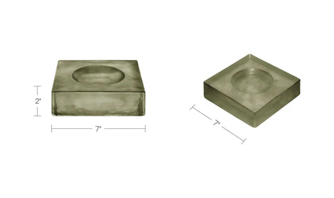 Miro Glass Catchall Muted Sage