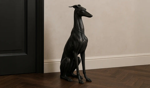 Duke Cast Aluminum Sculpture Black