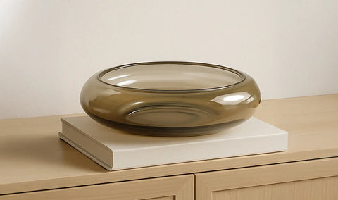 Polene Glass Bowl Small Smoky Brown