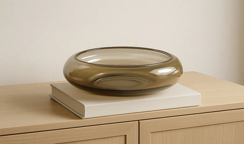Polene Glass Bowl Large Smoky Brown