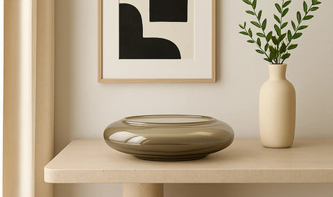 Polene Glass Bowl Large Smoky Brown