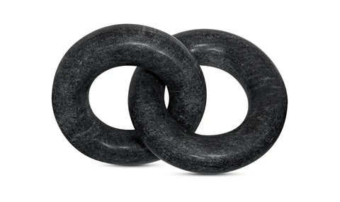 Hera Tabletop Decor Black Marble