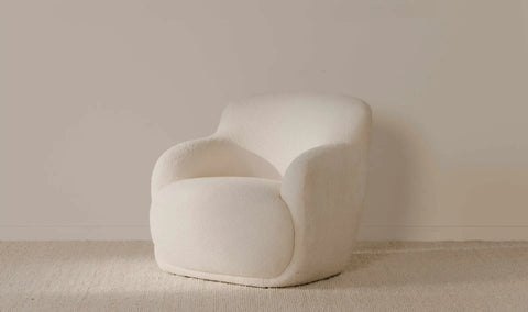 Stevie Lounge Chair Cream