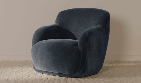 Stevie Lounge Chair Slate Blue