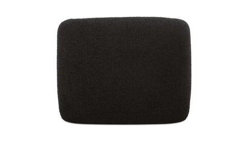 Faye Accent Chair Black Boucle