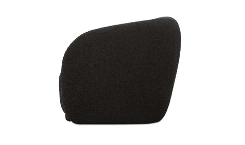 Faye Accent Chair Black Boucle