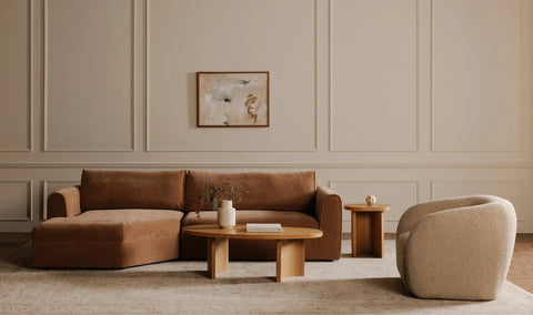Faye Accent Chair Beige Boucle