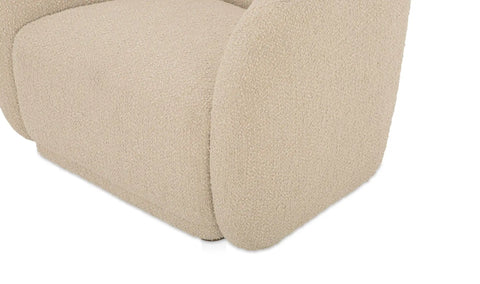 Faye Accent Chair Beige Boucle