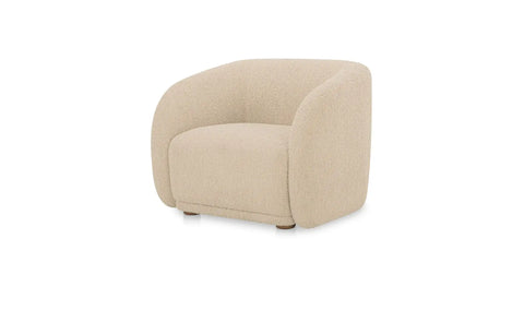 Faye Accent Chair Beige Boucle