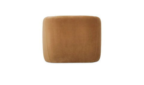 Faye Accent Chair Tan Faux Mohair