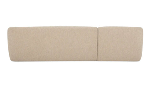 Faye Left Sectional Beige Boucle