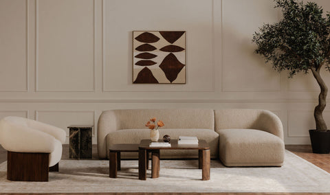 Otto Accent Chair Flecked Cream