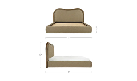 Camilla Queen Bed Green