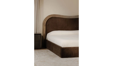 Camilla Queen Bed Warm Brown