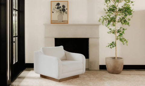 Keane Lounge Chair Cream
