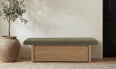 Gemma Storage Bench Dark Green