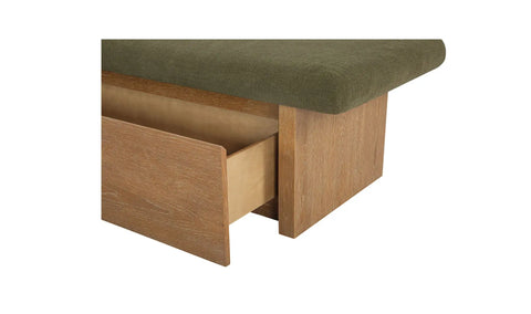 Gemma Storage Bench Dark Green